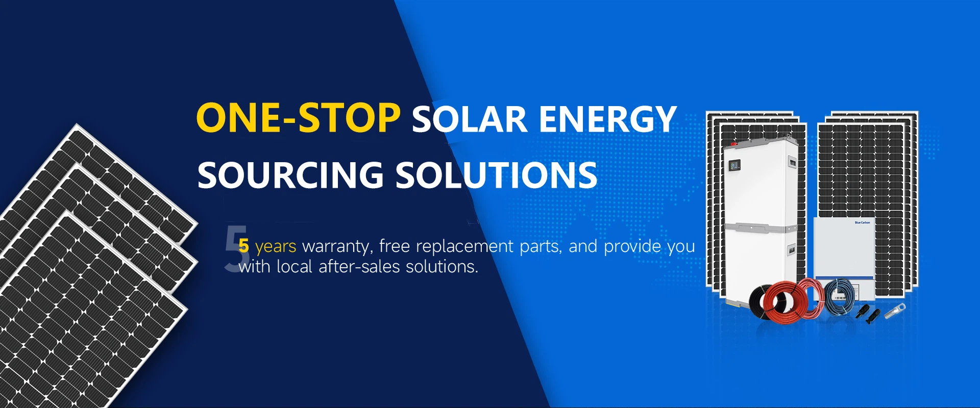 Blue Carbon,ONE-STOP Solar Energy Sourcing Solutions