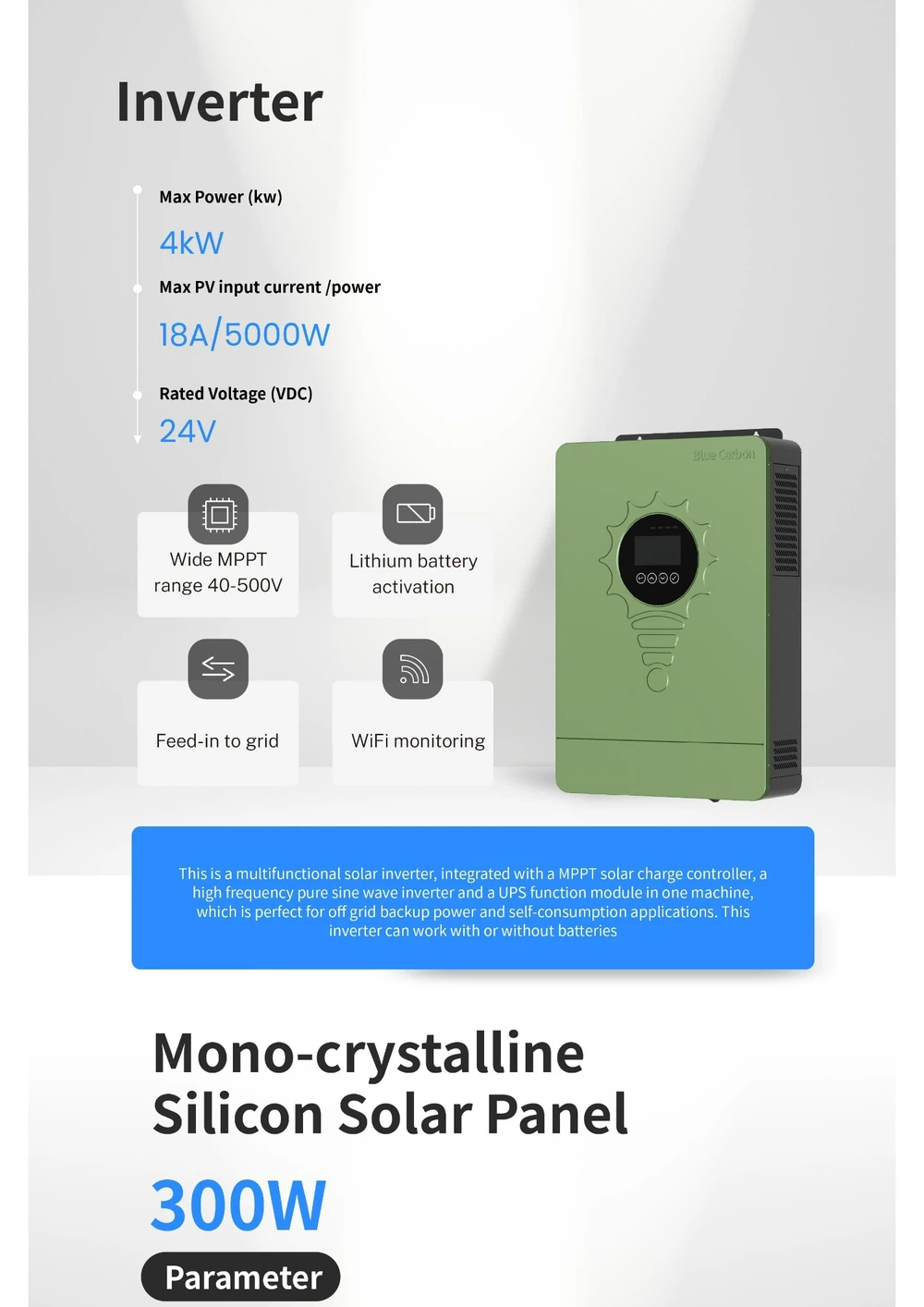 Solar Inverter 4kW BOX-4 Solar Inverter 4kW BOX-4